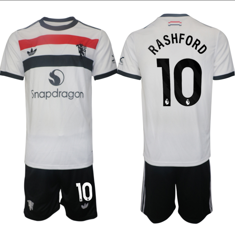 Men 2024-2025 Club Manchester United away white 10 Soccer Jersey